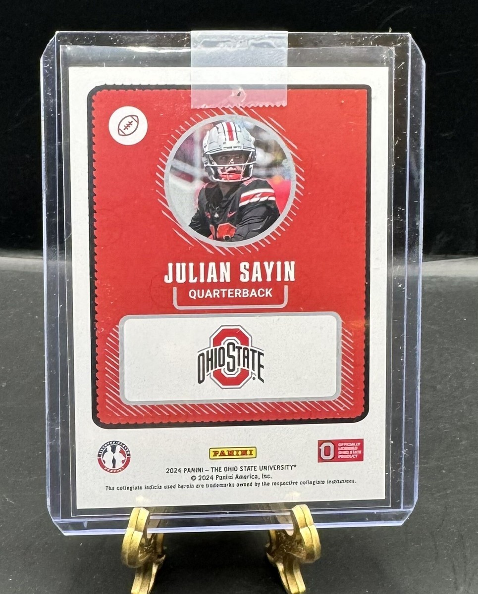 2024 JULIAN SAYIN Panini College Football NIL Rookie Ohio State SP