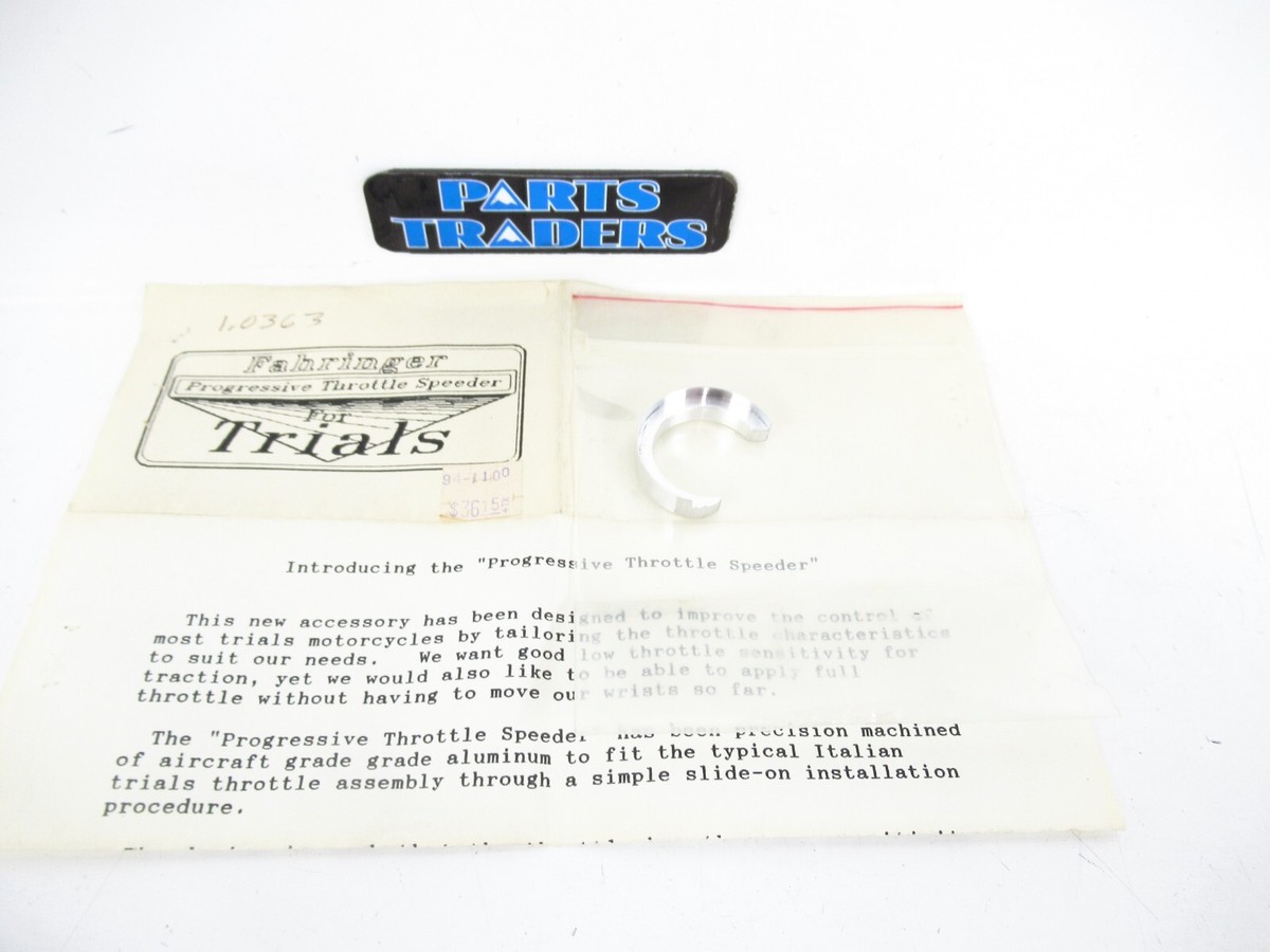 オーストラリア  Fahringer Throttle Speeder for Italian Vintage Trials Bikes | eBay
