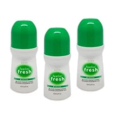 3 - Avon FEELING FRESH Roll-on Deodorant 2.6fl.oz
