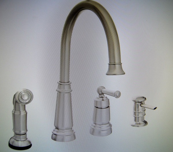 Moen Edison 87042SRS Spot Resistant Stainless High Arc Kitchen Faucet