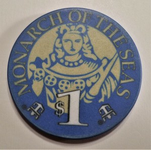 Ms Monarch Of The Seas Royal Caribbean Casino Chip Cruise Ship Ocean Liner Ebay