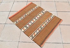 Caucasian Rug 31'' x 39'' Vintage Embroidery Woven Small Rug Cicim Area Wool Rug