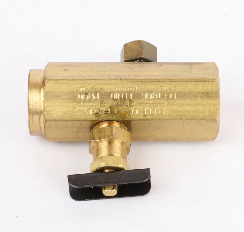 Deltrol F20B Pneumatic Flow Control Needle Valve, 1/4" NPT, 2000PSI, 3GPM - Image 3 of 4