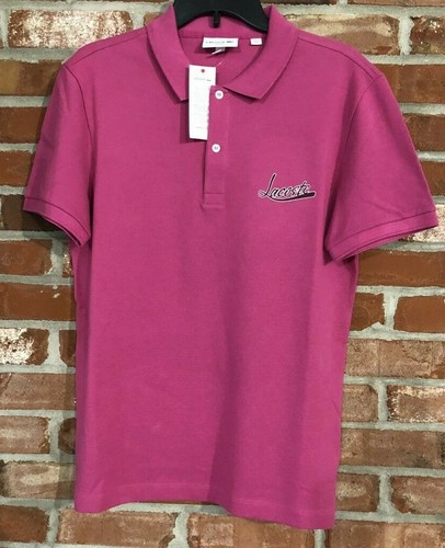 Lacoste Fushia Pink Polo Shirt Sz XL FR 