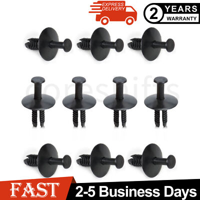 100pcs Bumper Trim Wheelhouse Liner Push-Type Retainer Clip Rivet for BMW 530i