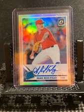 Sean Reid-Foley 2019 Donruss Optic Rated Rookie Silver Prizm Auto - Blue Jays