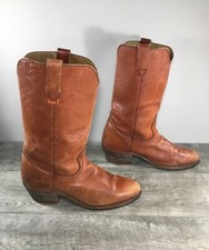 Levi  s Levi Leather Western Cowboy Brown Biker Riding Men  s Boots 8.5 Vintage