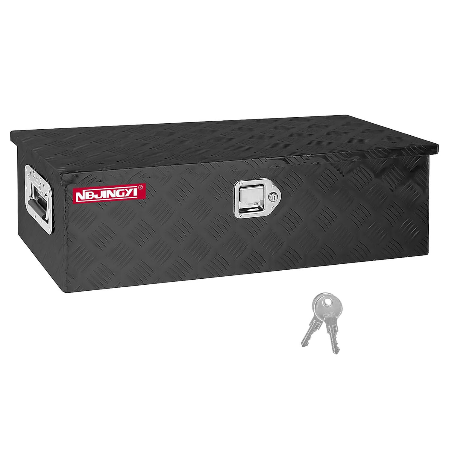 39 Inch Truck Bed Tool Boxes Heavy Duty Aluminum Storage Tread Trailer