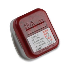 UK AC MAINS POWER 250V 13A AMP SOCKET TESTER, POLARITY EARTH CHECKER SAFETY PLUG