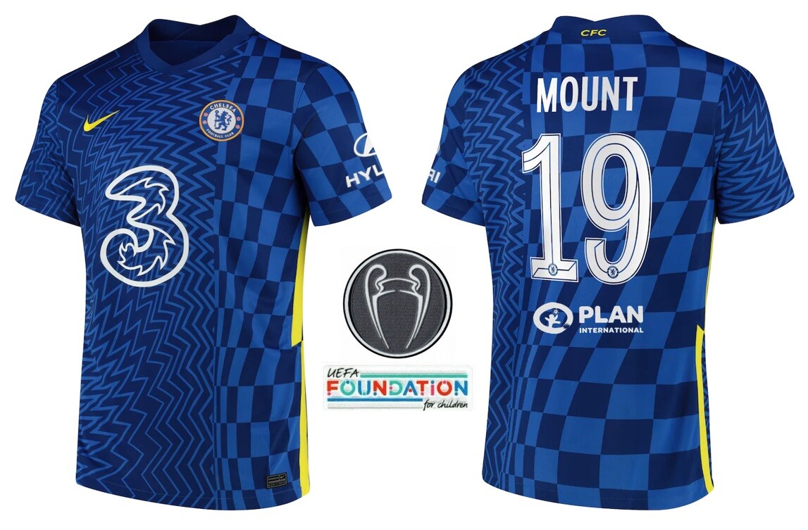 Chelsea FC Nike Mount 19 20-21シーズン Nike Chelsea FC 2020-21 Away Soccer Jersey #19 Mason Mount