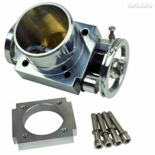 Rev9 65mm 2 916 Universal T6 Aluminum Throttle Body W Adapter Plate