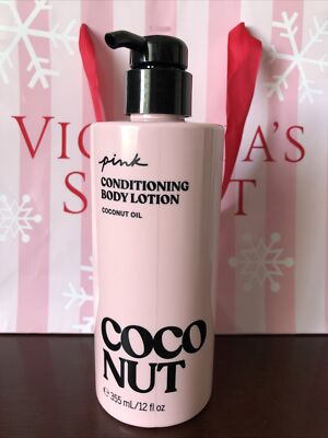 PINK COCO Nut Conditioning Body Lotion with Coconut Oil (12 Fl Oz); NEW with Box