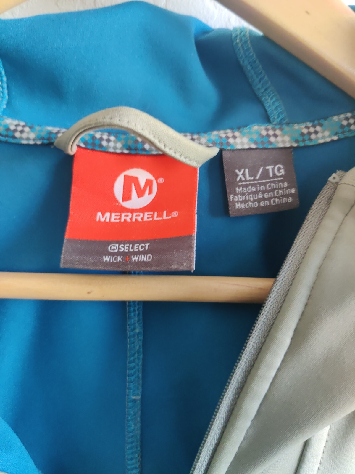 Merrell Soft Shell Men’s Windbreaker Jacket Size … - image 3