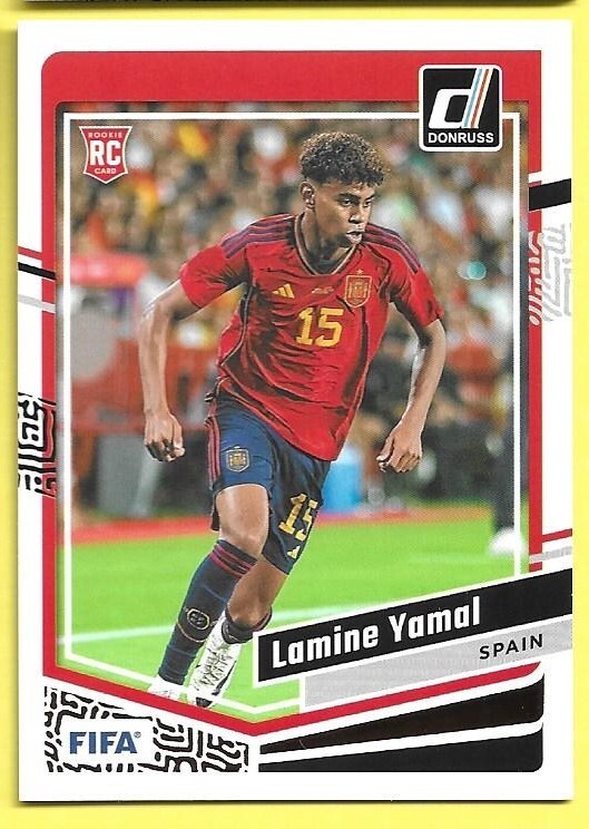 2023-24 Panini Donruss Lamine Yamal #54 Spain FC Barcelona RC Euro '24 Star