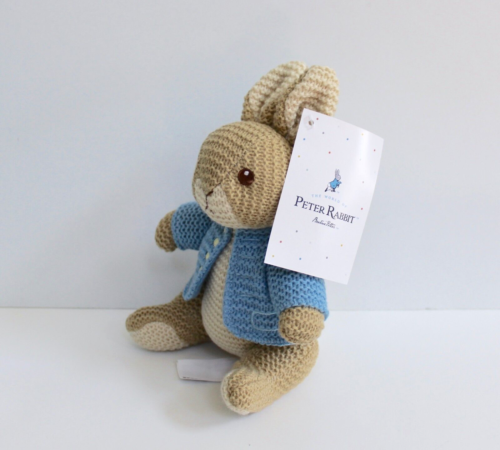 The World of Beatrix Potter Knit Peter Rabbit Plush Stuffed Animal 8" NWT - Picture 2 of 4