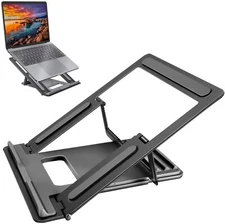 Portable Adjustable Aluminum Alloy Laptop Stand Notebook Tablet Holder Foldable