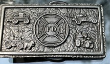 Vintage Bronze Fire Department Belt Buckle by Tiffany Studios NY