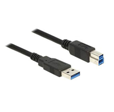 Datenkabel - USB 3.0 Typ-A Stecker zu USB Typ-B Stecker 1,8 Meter diverse Farben
