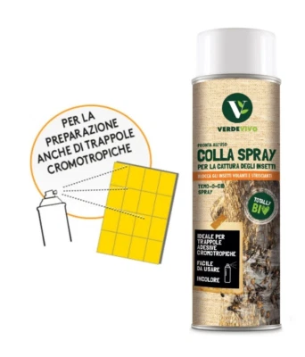 ADAMA VerdeVivo TEMO-O-CID SPRAY Colla cattura insetti insetticida biologico 600 ML