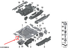 NEU BMW X4 G02, F98 L�NGSTR�GER BELAG LINKS 7396583 51477396583