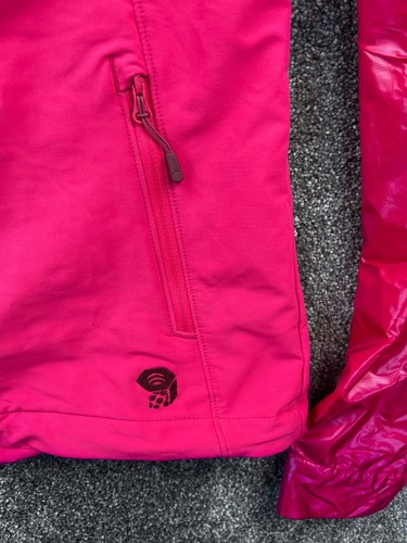Chaqueta Mountain Hardware para mujer XS Chockina cremallera completa manga larga rosa liso nueva con etiquetas - Imagen 5 de 14