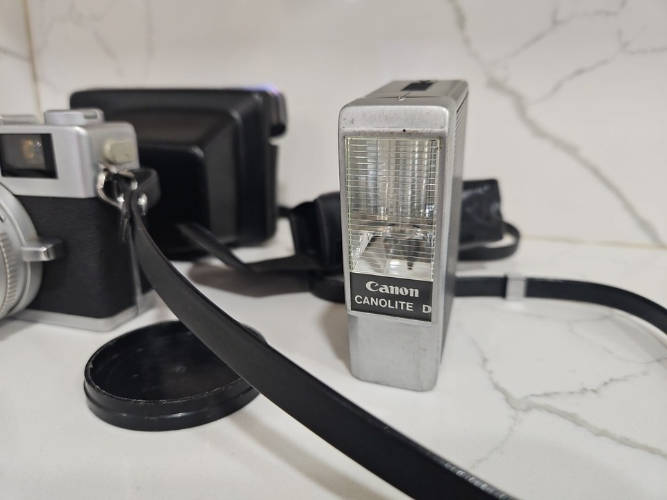 Canon QL17 GIII 35mm Film Camera 40mm f/1.7+ Filter Untested