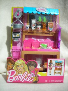 barbie grocery stand