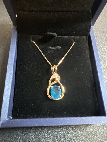 Infinity Pendant Necklace With Birthday Stone, Mothers Day, Birthday, Girl Gold