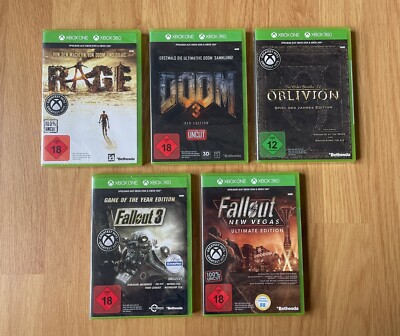  Xbox One | Xbox 360 | 5 Stück | Neu | Sealed |Spielesammlung | Sammlung | RAR 