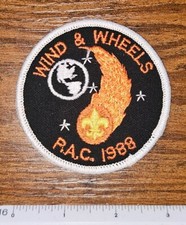 Parche Potawatomi Area Council PAC Wind & Wheels 1988 Boy Scout BSA