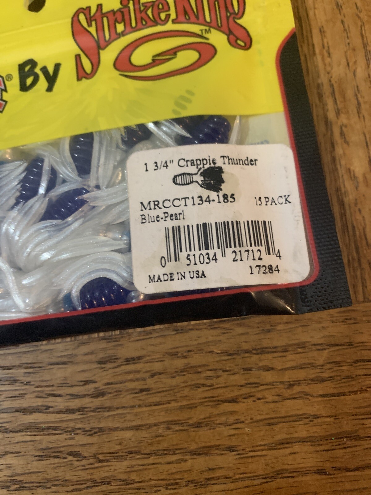 Mr. Crappie Strike King 1.75 IN Crappie Thunder Blue Pearl-BRAND NEW-SHIP24HRS - Image 3