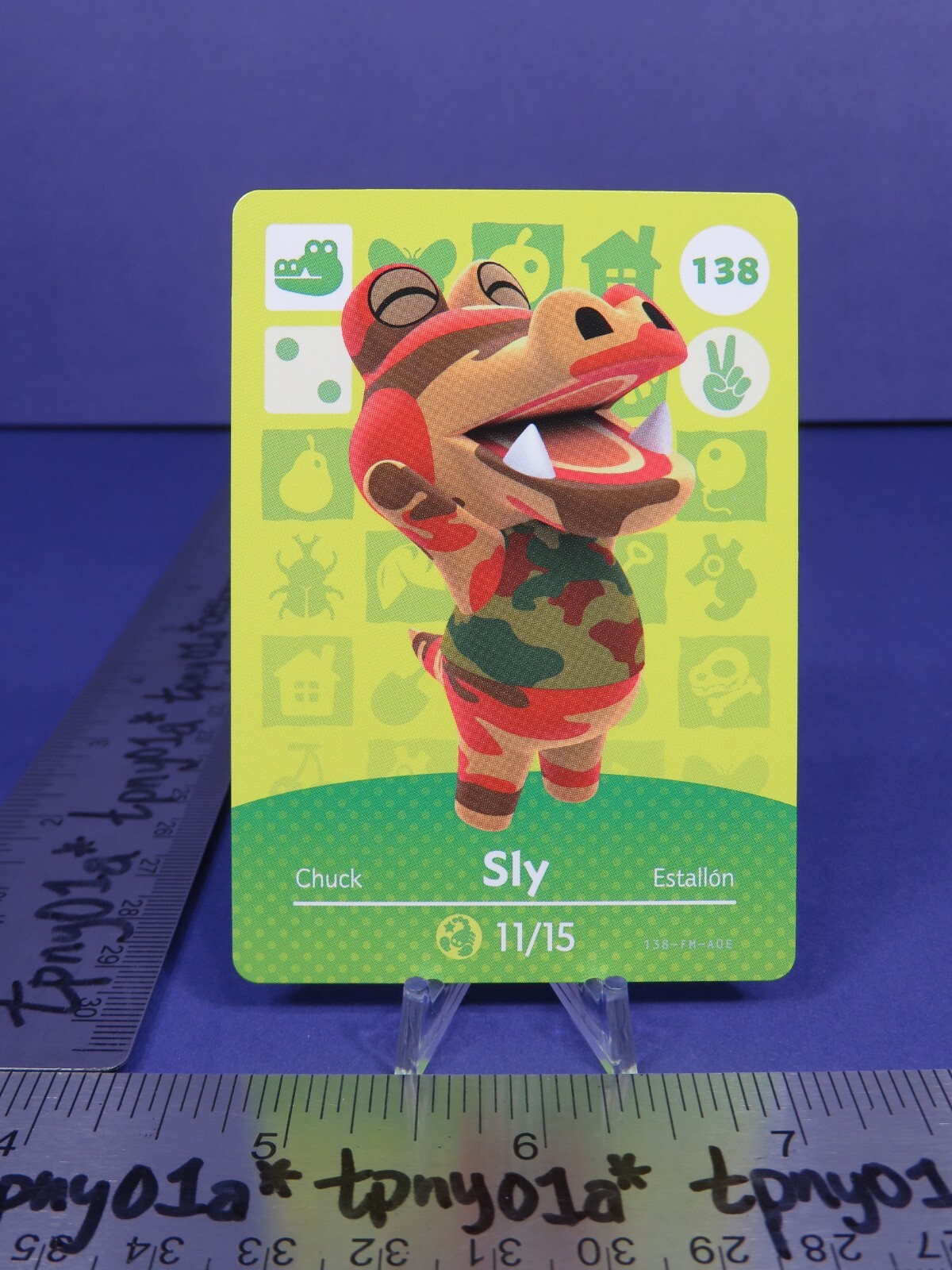 SLY #138 Animal Crossing Series 2 Amiibo Card US Pack Fresh Authentic [eSE]