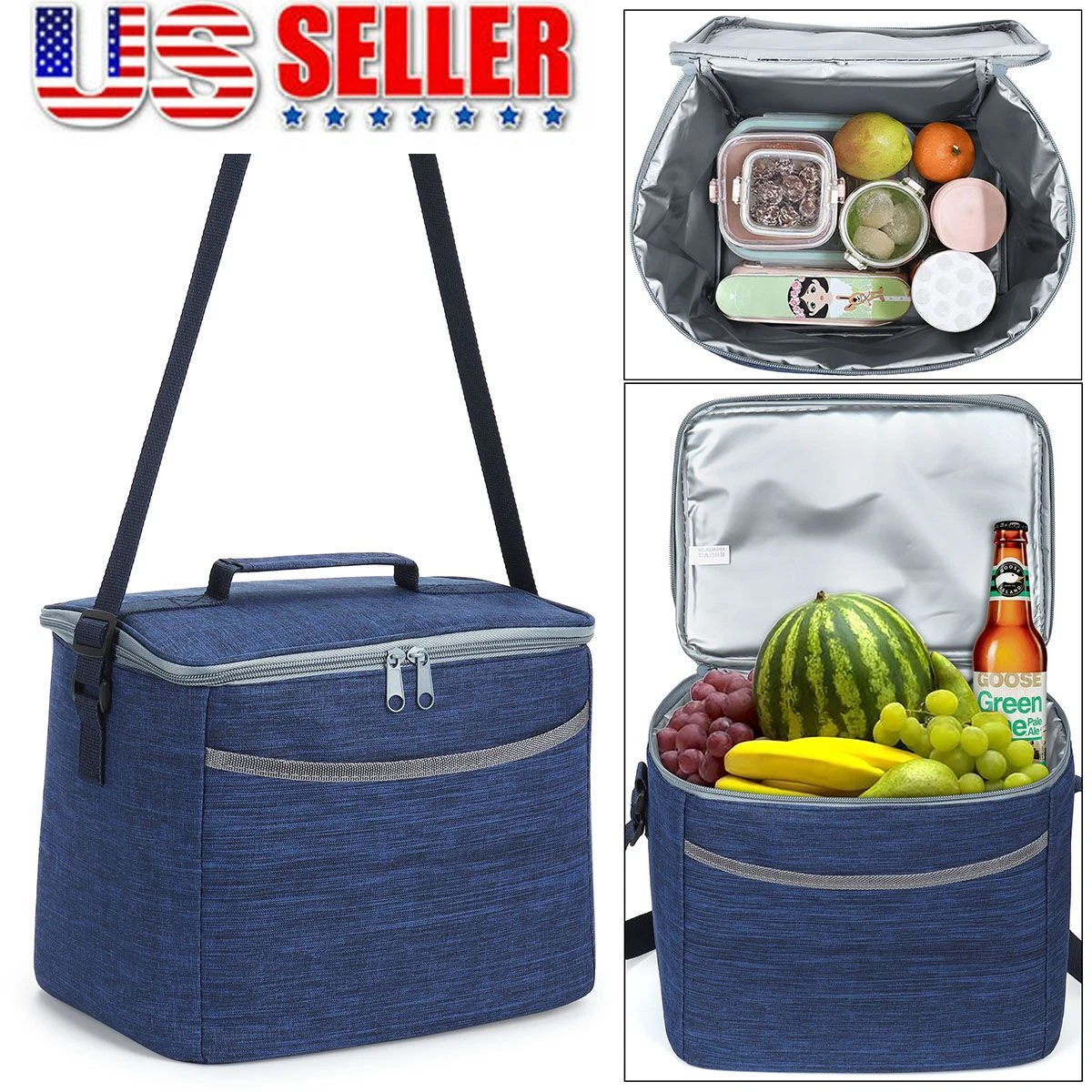 Insulated Lunch Large Bag Adult Lunch Box For Work Office School