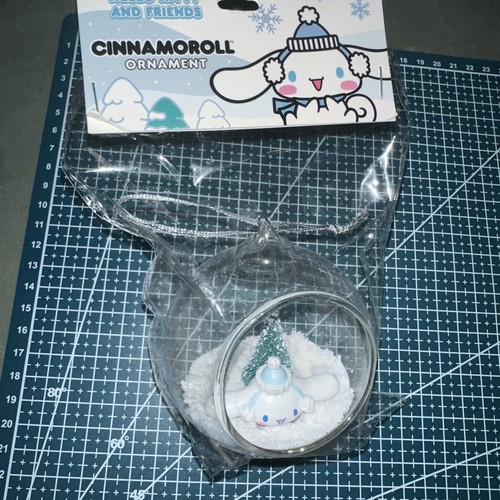 Cinnamoroll snowscape Hanging ornament by surreal With Snow Accents. Glass. New