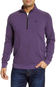 TRAVIS MATHEW Size: XLARGE Zachary Half Zip Pullover Color:Purple | eBay