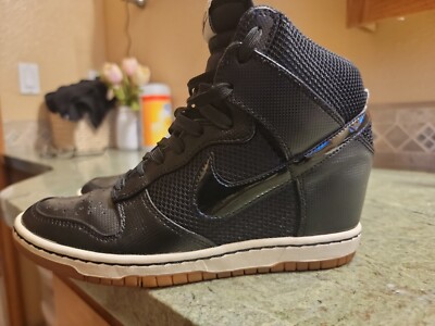 Size 7 - Nike Dunk Sky High Black Sail W for sale online | eBay