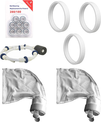 Fibropool Polaris 280 Tune Up Kit - Ruote, Cuscinetti, Gomme E Borsa