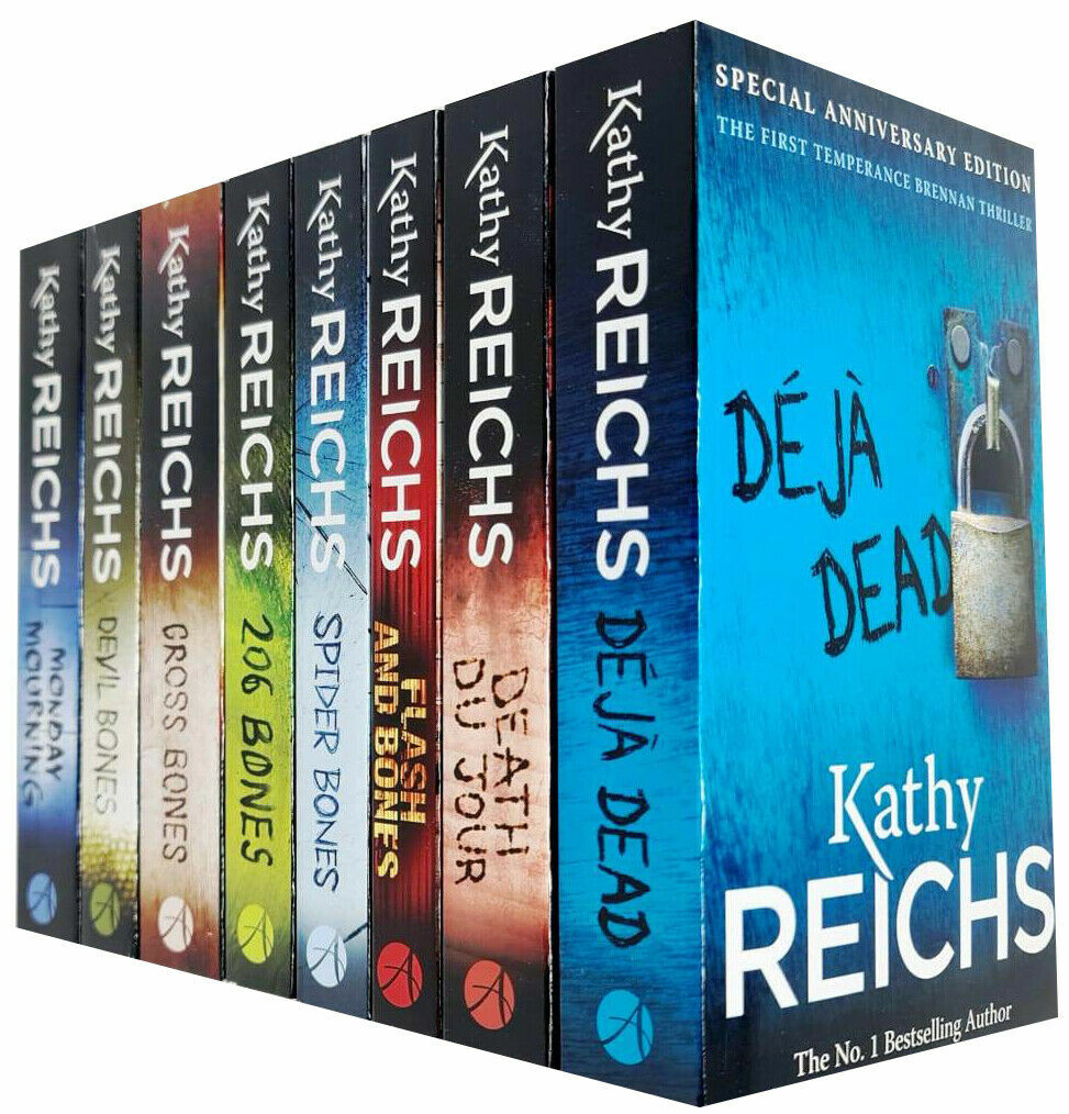 Kathy Reichs Temperance Brennan Series 8 Books Collection Set NEW Pack Deja Dead