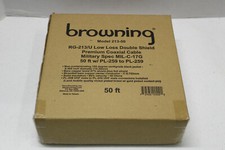 Browning 213-50 RG-213U 50 Ft. Coax Cable with PL-259 UHF Male Connectors