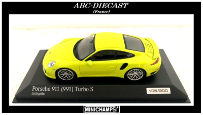 Porsche 911 Turbo S type 992 2024 miniature au 1/18 Minichamps limitée 300 pièces n°1 neuve en boite - Collection