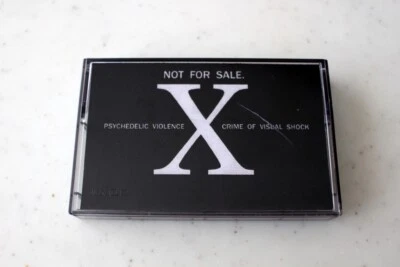 X Japan Cassette Tape PSYCEDELIC VIOLENCE CRIME OF VISUAL SHOCK 1987.12.26 Rokum - Image 1 of 4
