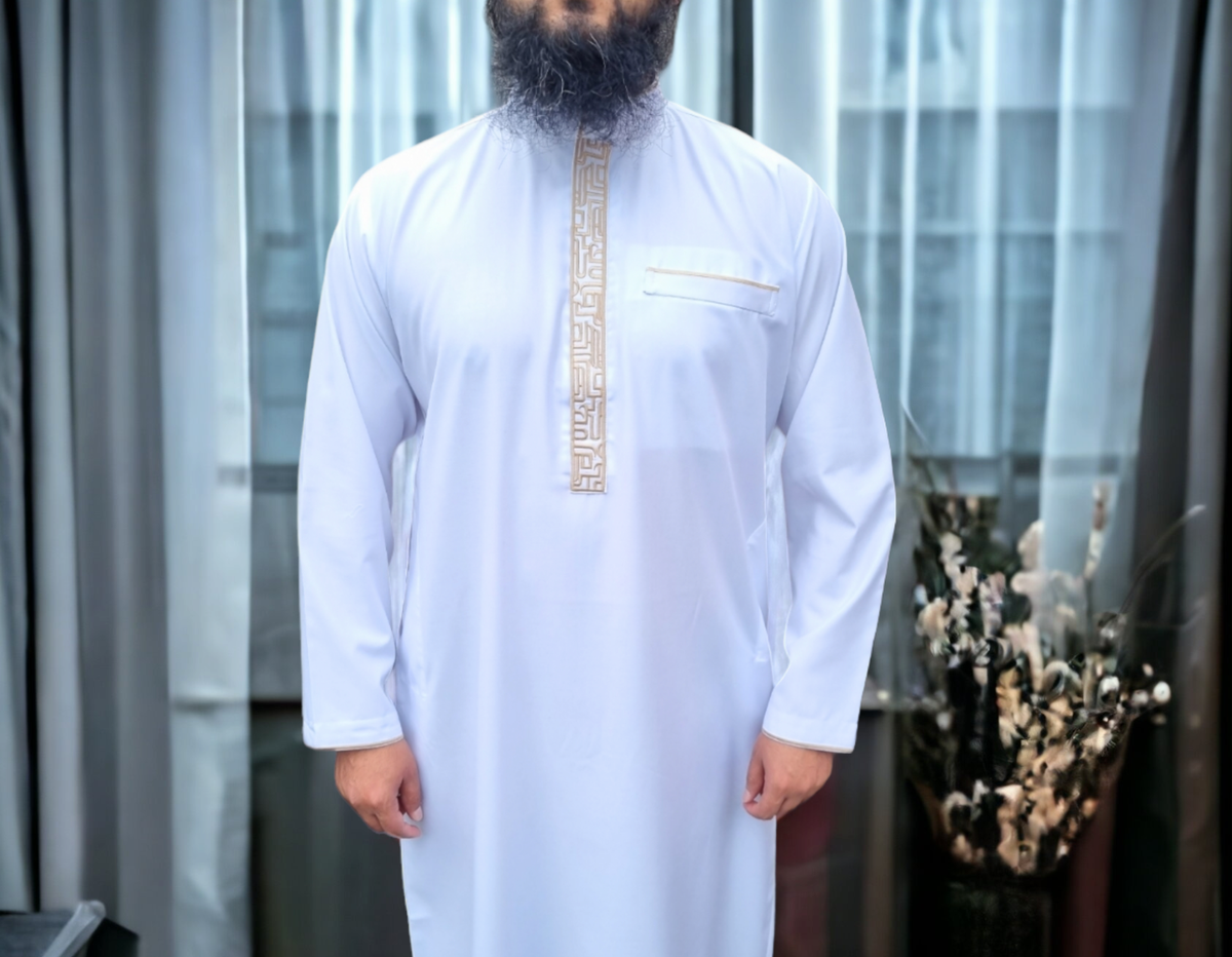 Moda Musulmana Abaya Uomo Arabo Abbigliamento Islamico Moda Camicia Allentata Robe Stile Etnico Casual Jubba Thobe Uomo Dubai Caftano Con Cappuccio - Foto 2
