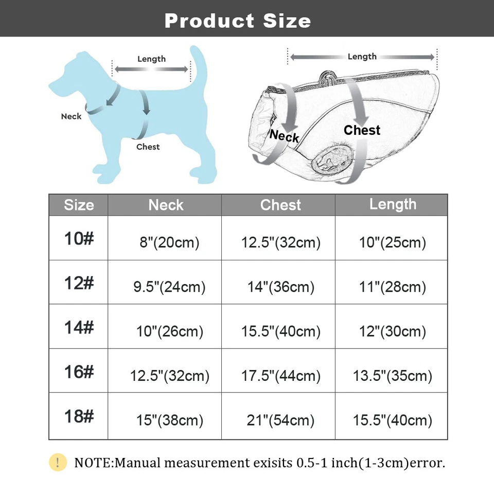 Cappottino Impermeabile Per Cani Abbigliamento Piumino Cane Pile Riflettente XL - Image 2 of 4
