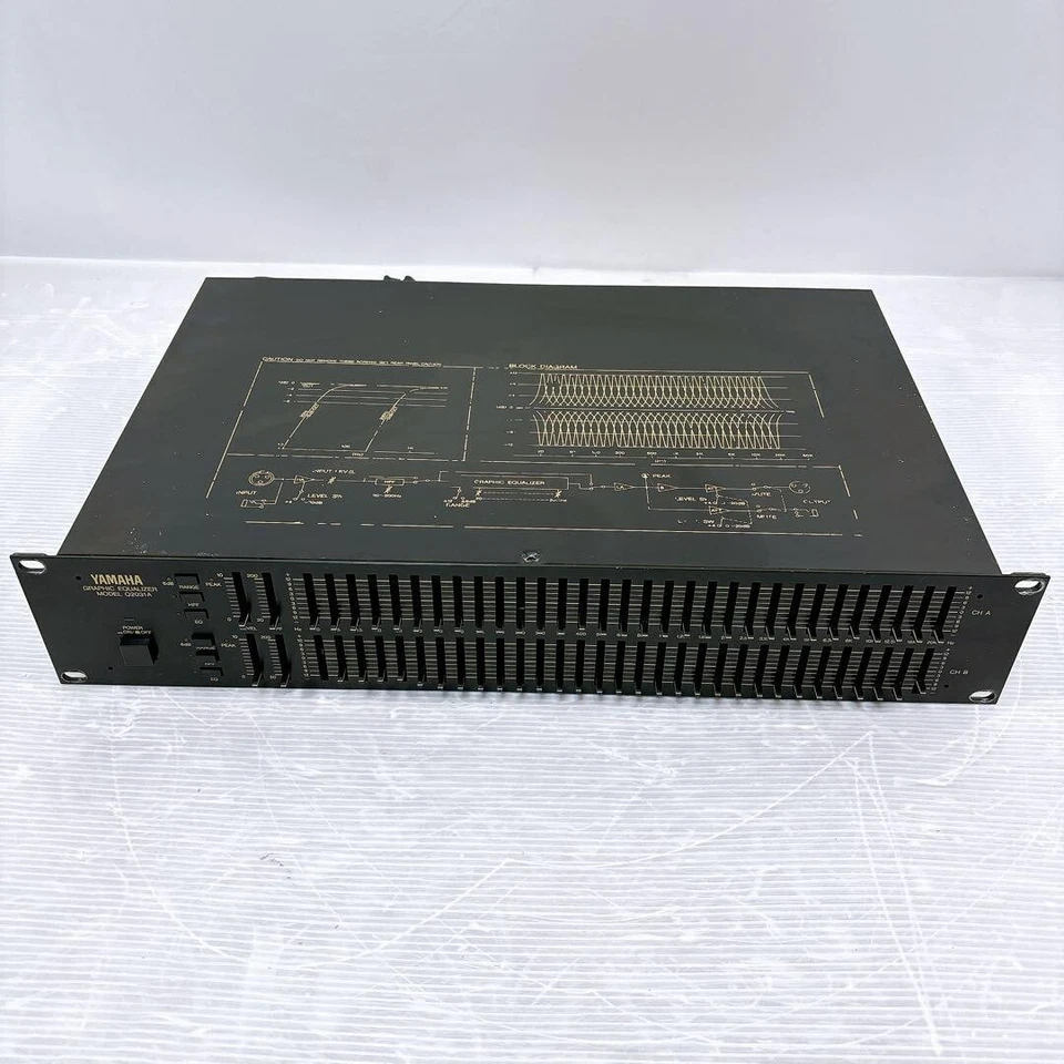 Yamaha Q2031A  Dual Channel  31 Band Graphic Rack Mounted Equalizer Working F/S - Image 2 of 4