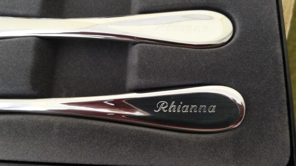 Besteck  m.  Gravur Namen  Cult  Zwilling Edelstahl pol. (ab 10 Jahre bzw. Erw.) - Bild 3 von 3