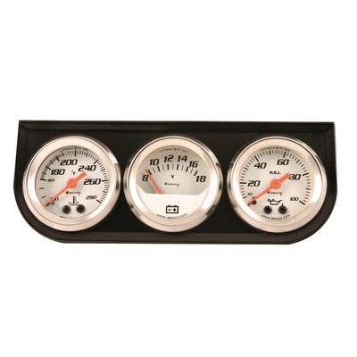 Equus E5100 5000 Series Triple Gauge Set Incl 1-1 2 In Water Temp Gauge 1-1 2 In