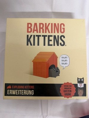 Barking Kittens Erweiterung Deutsch für Exploding Kittens Kartenspiel Expansion