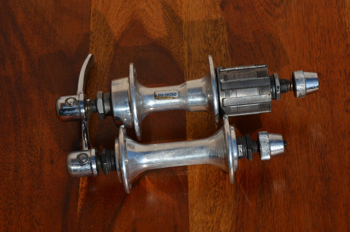 Moyeu Avant Shimano Dura Ace HB-7700 32 Trous, 9 Vitesses, Argent, Vintage Neuf