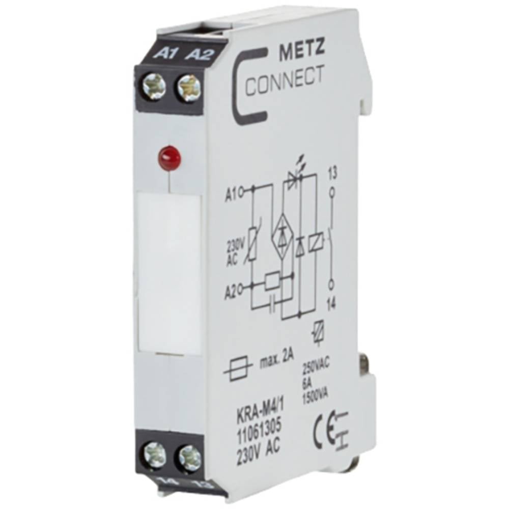 Module de couplage rail DIN Metz Connect 11061305 relais interface 230 V/AC 1 NO