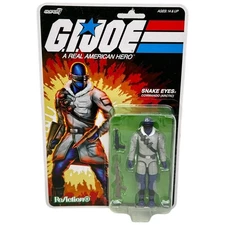 GI Joe ReAction Arctic Snake Eyes 3.75" Action Figure Super 7 New Sealed